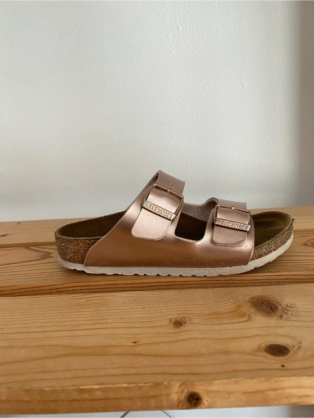 Birkenstock Arizona Kids Electric Metallic Copper Sandals 11